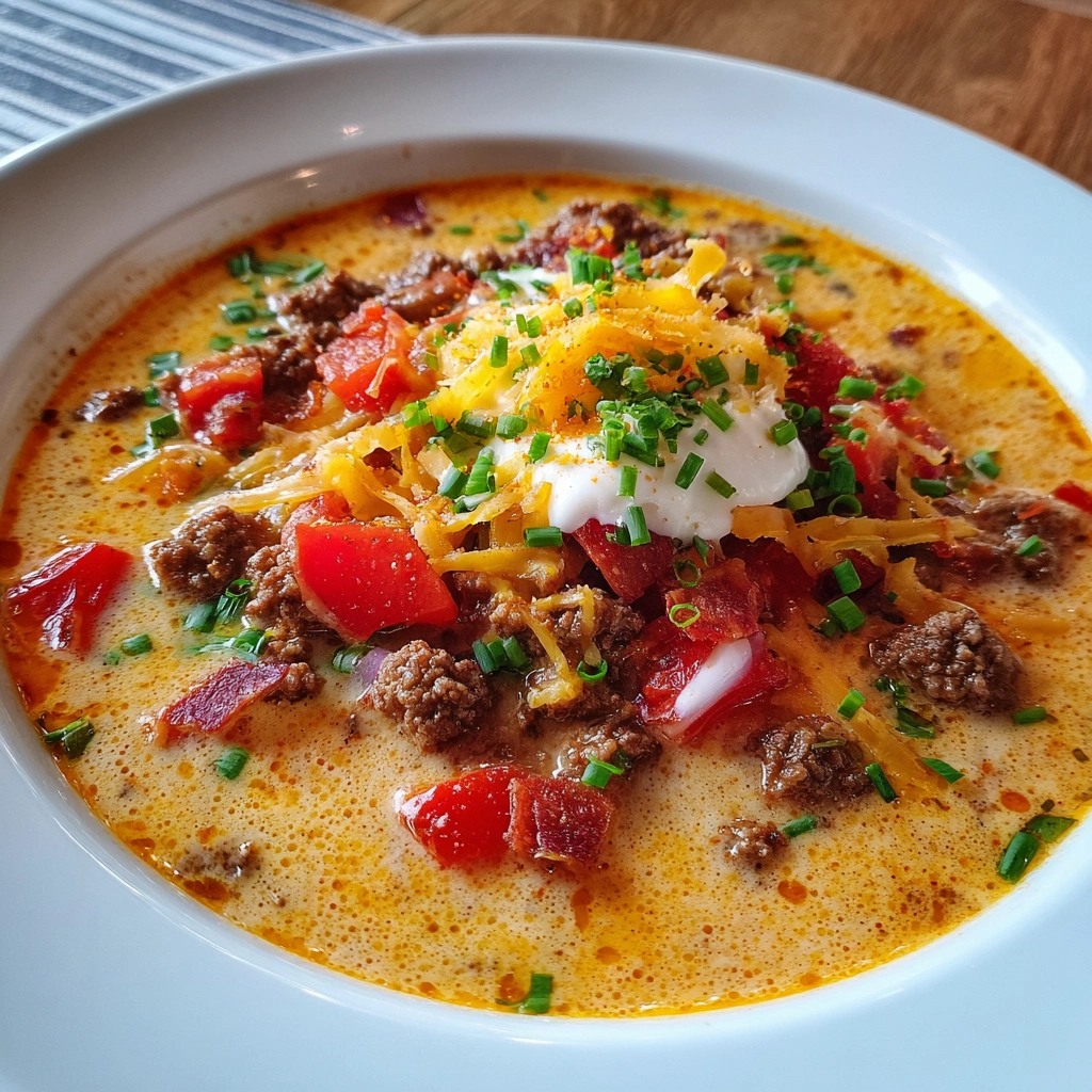Cheeseburger Suppe: Entdecken Sie das einfache Rezept!