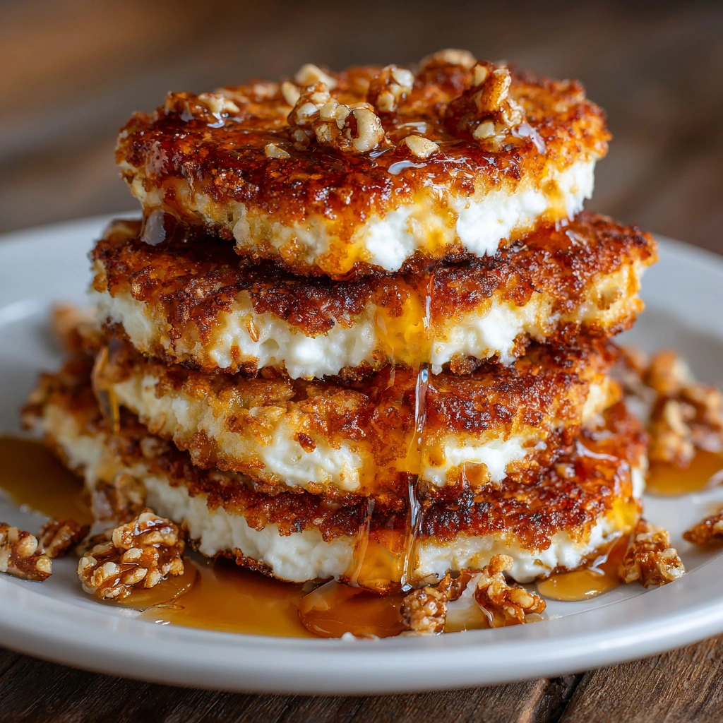 Quark-Taler mit Haferflocken