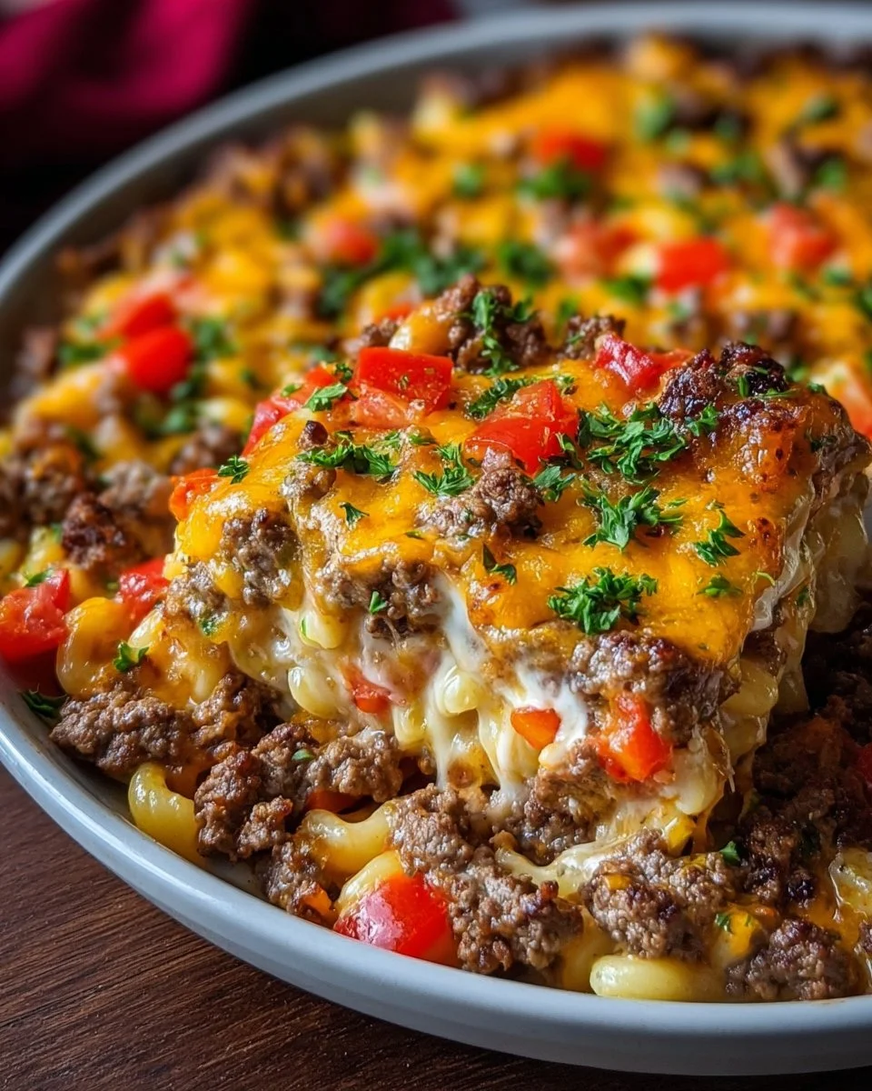 Cheeseburger-Auflauf