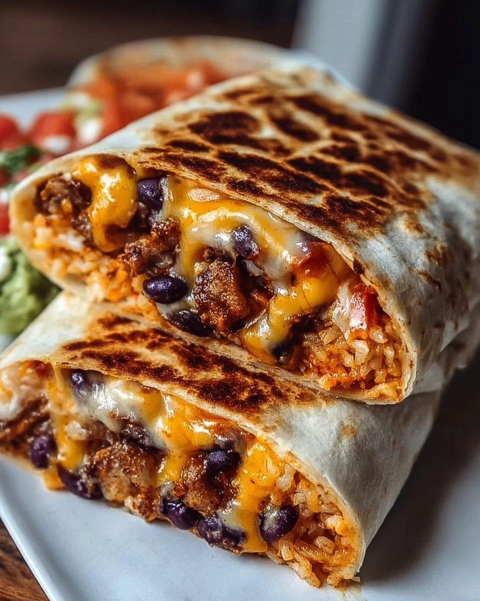 Gegrillter Käse-Burrito