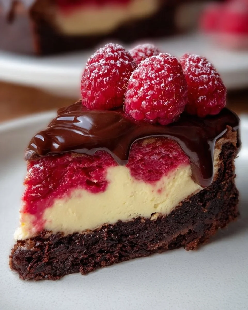 Himbeer-Brownie-Cheesecake: Ein Genuss für jeden Anlass!