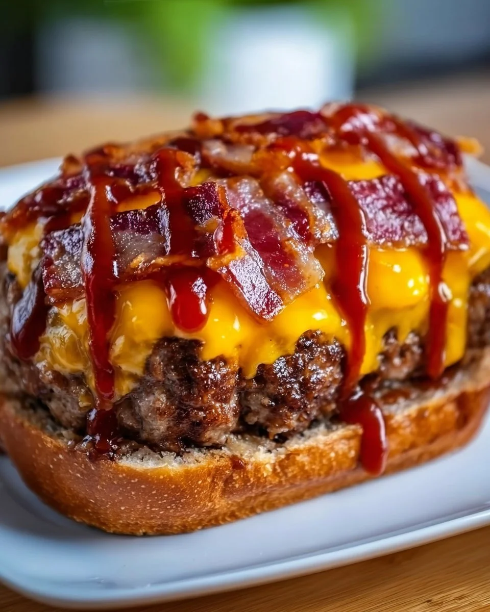 Käseburger-Fleischlaib: Comfort Food für jeden Anlass