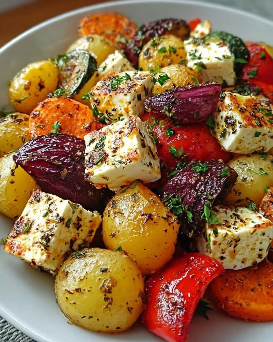 Köstliches Feta Kartoffeln Ofengemüse: Einfach und Gesund!