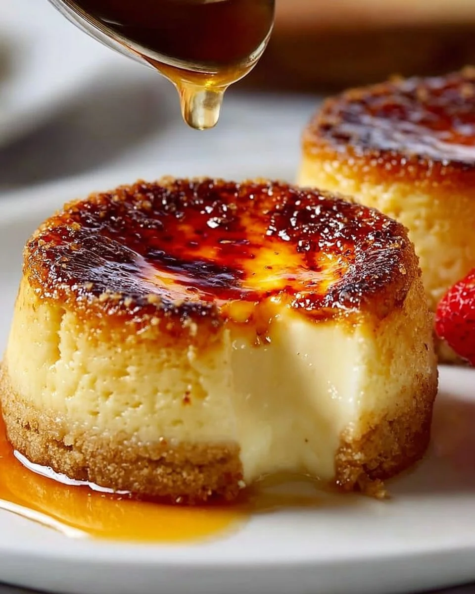 Mini Crème Brûlée Käsekuchen