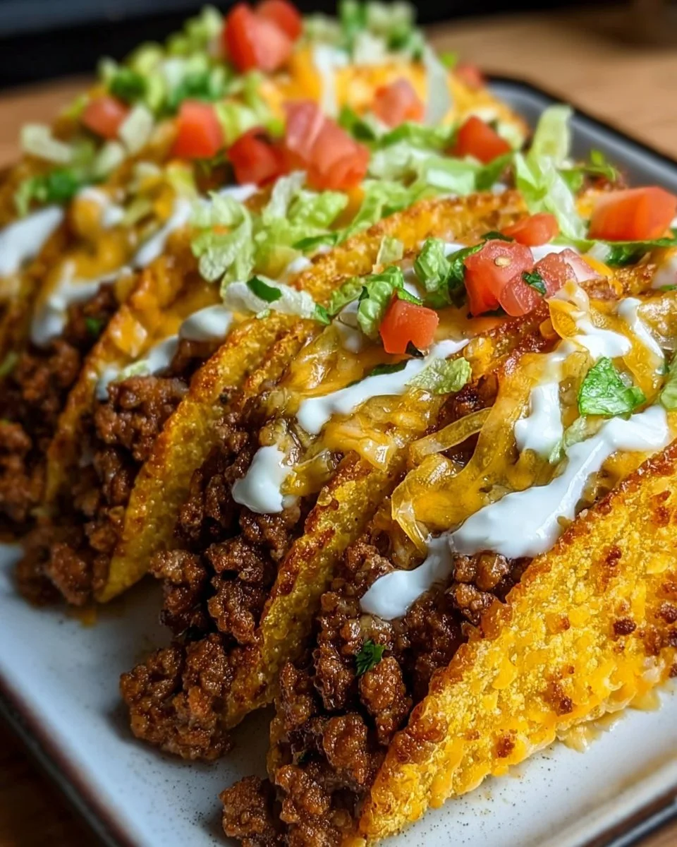 Würzige gebackene Tacos