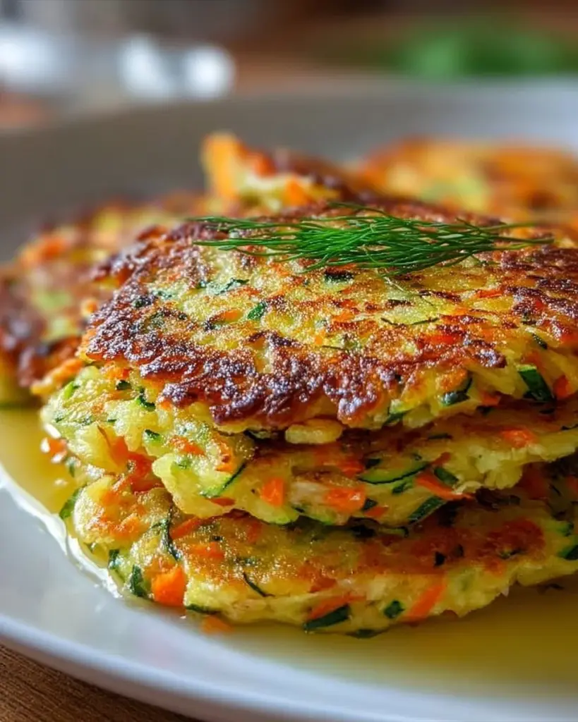 Schmackhafte Keto-Gemüsepancakes mit frischem Gemüse und gesunden Zutaten