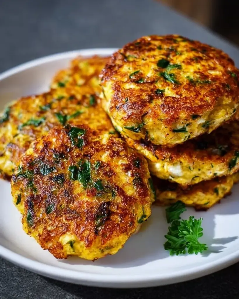 Leckere Low Carb Eierfrikadellen für Keto und Eierfasten gerichtet auf einem Teller