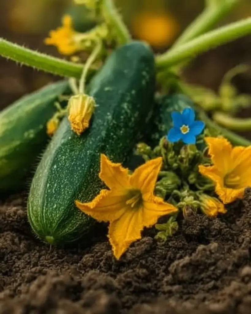 Männliche und weibliche Gurkenblüten unterscheiden lernen