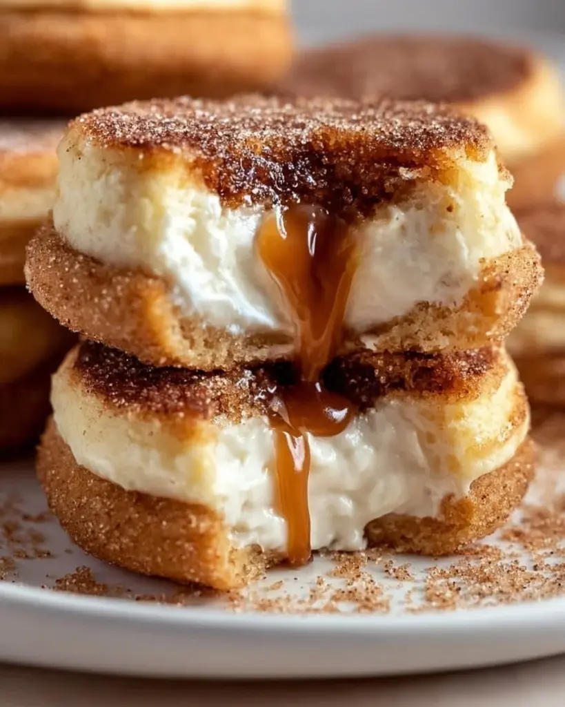 Käsekuchen-Kekse auf einem Teller, frisch gebacken und lecker dekoriert