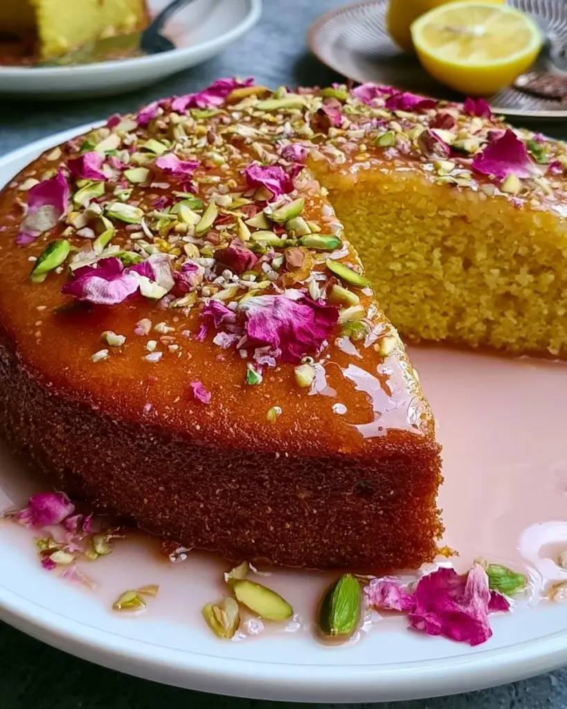 Persischer Liebeskuchen, ein köstliches und aromatisches Dessert.