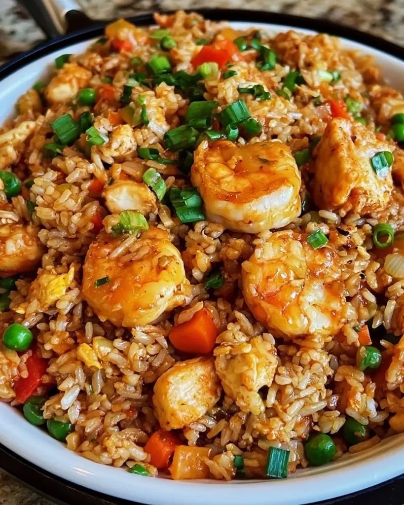 Bang Bang gebratener Reis mit frischem Gemüse und aromatischen Gewürzen