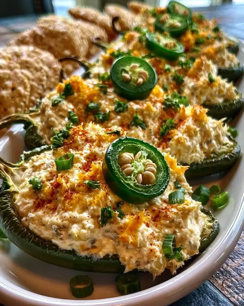 Gerösteter Jalapeño-Cowboy-Frischkäse in einer Schale, perfekt zum Dippen.