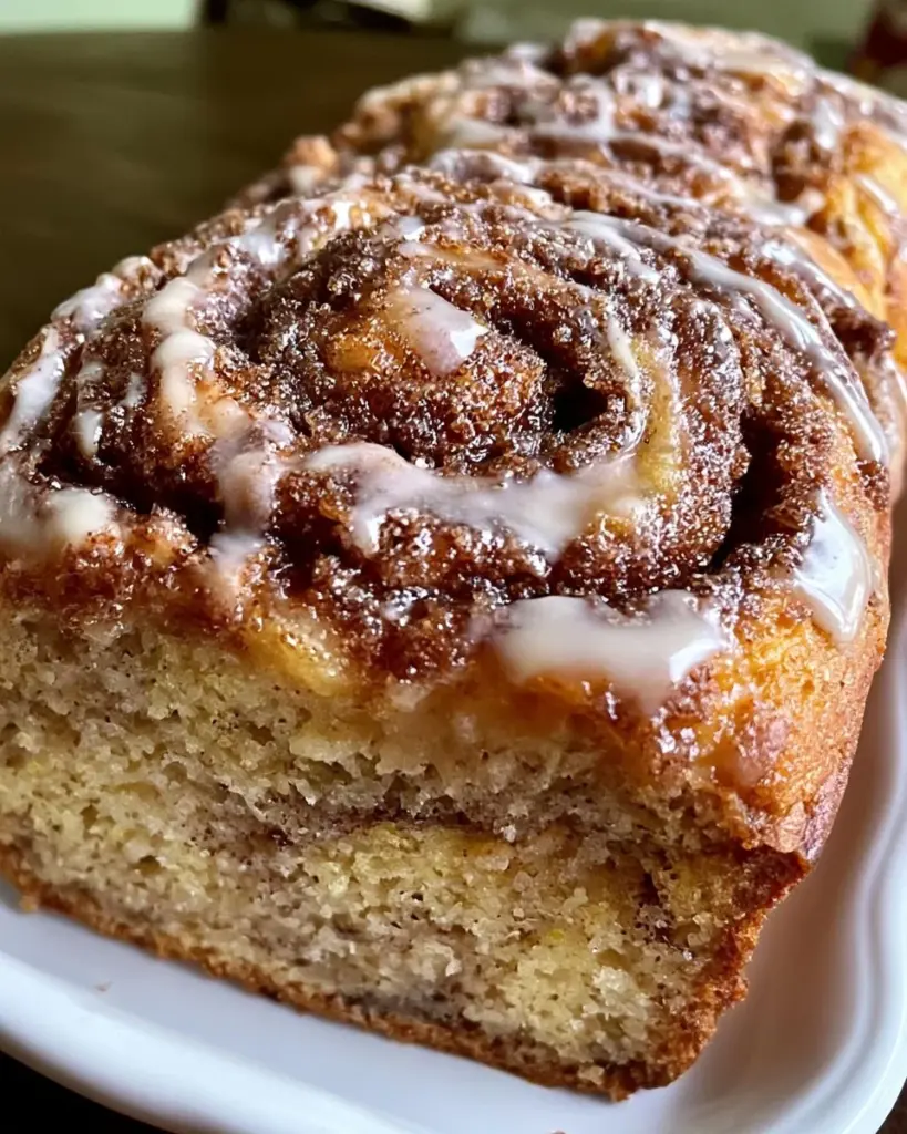Zimtschnecken-Bananenbrot mit Zimt und Bananen in einer leckeren Kombination